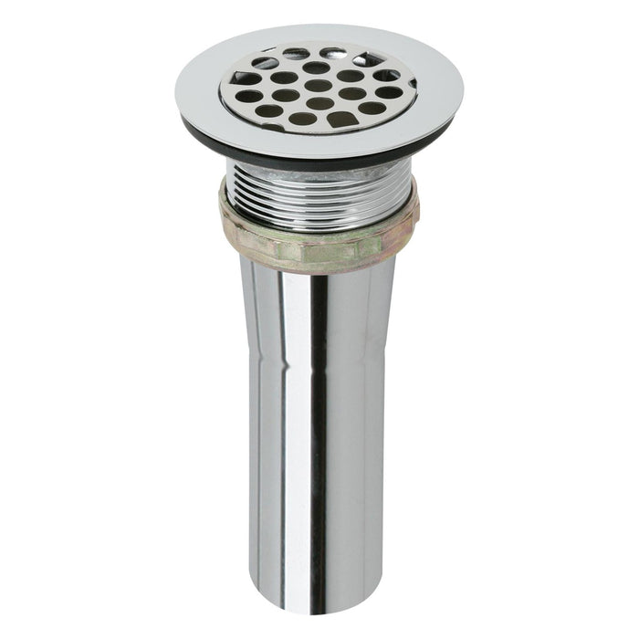 Elkay LK9 Drain Fitting Type 304 Stainless Steel Body, Grid Strainer and Brass Tailpiece