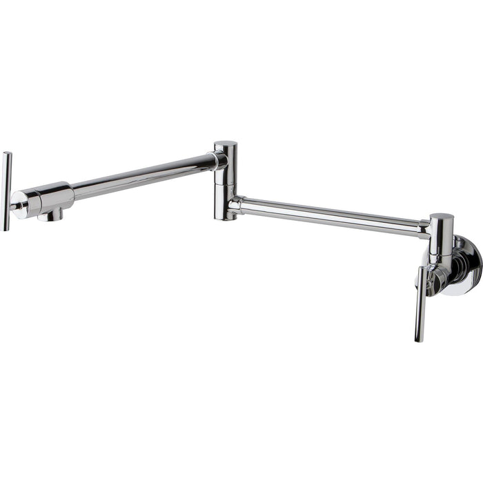 Elkay LKAV4091LS Avado Wall Mount Pot Filler Kitchen Faucet, Lever Handles Lustrous Steel