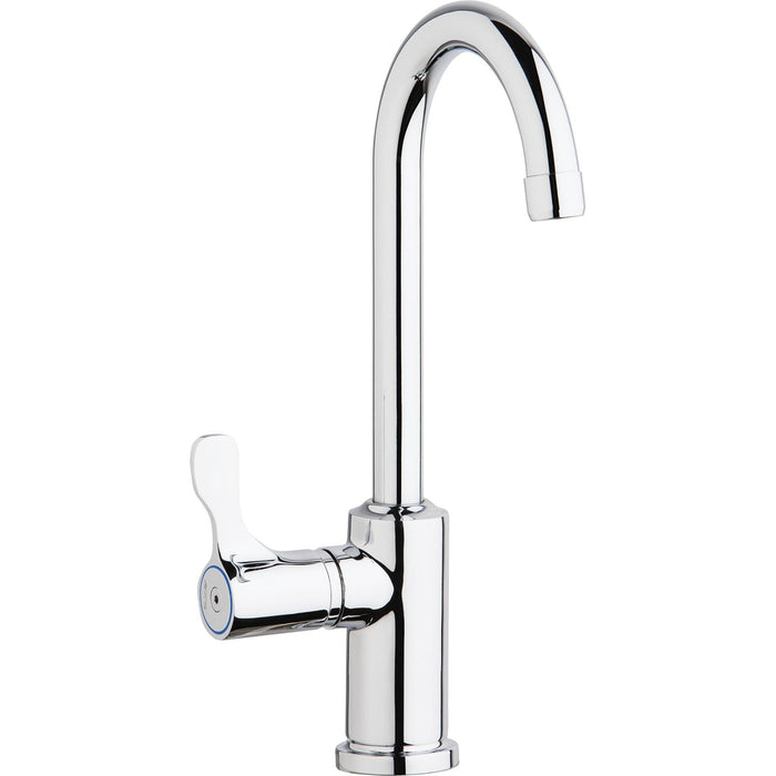 Elkay LKD208513LC 12-1/2" Deck Mount Faucet, Gooseneck Spout, on Left Side Chrome