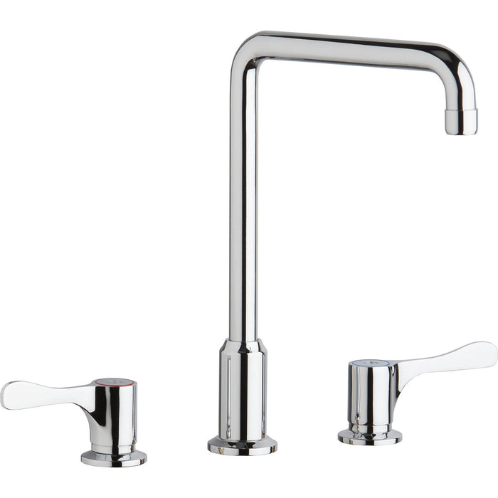 Elkay LKD2432BHC 8" Centerset Concealed Deck Mount Faucet, Arc Tube Spout in Chrome