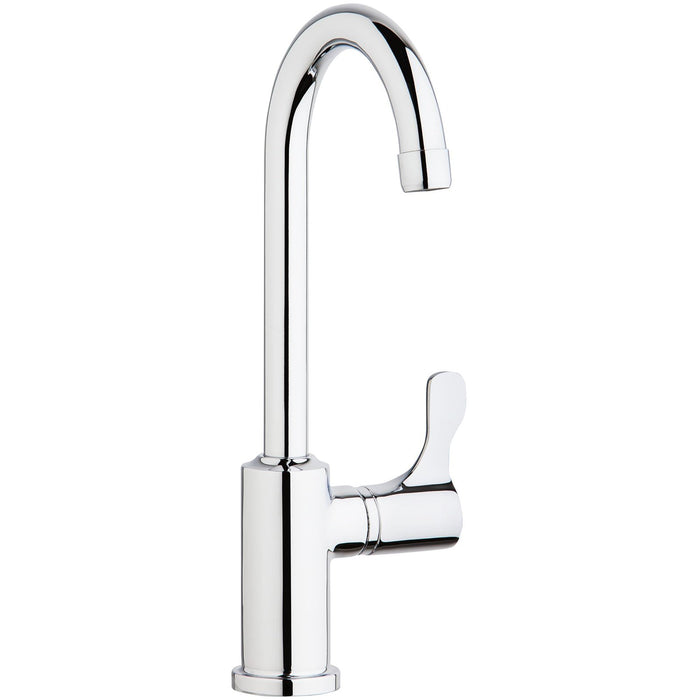 Elkay LKDVR208513C 12-1/2" Vandal Resistant Deck Mount Faucet, Gooseneck Spout in Chrome