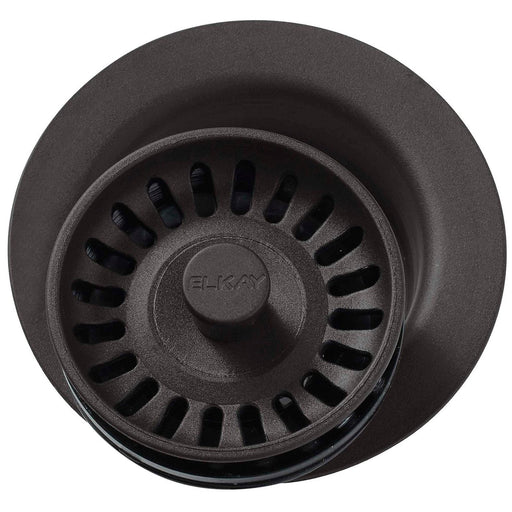 Elkay LKQD35MC Polymer Disposer Flange, Removable Strainer and Rubber Stopper Mocha