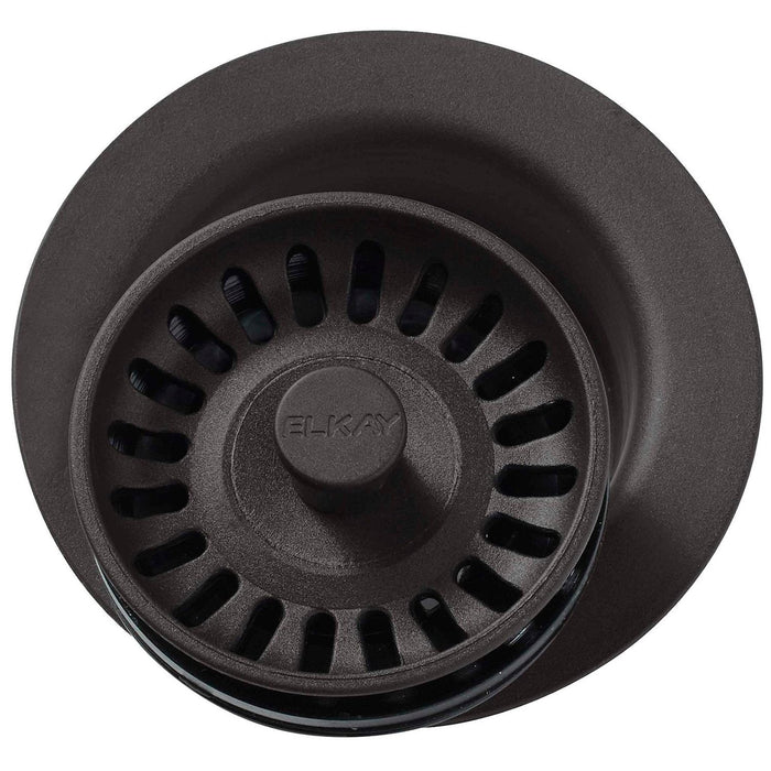 Elkay LKQD35MC Polymer Disposer Flange, Removable Strainer and Rubber Stopper Mocha