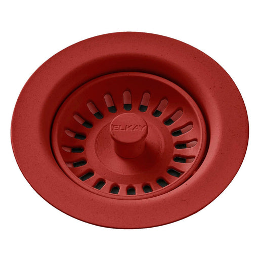 Elkay LKQS35MA Polymer Drain Fitting, Removable Strainer and Rubber Stopper Maraschino