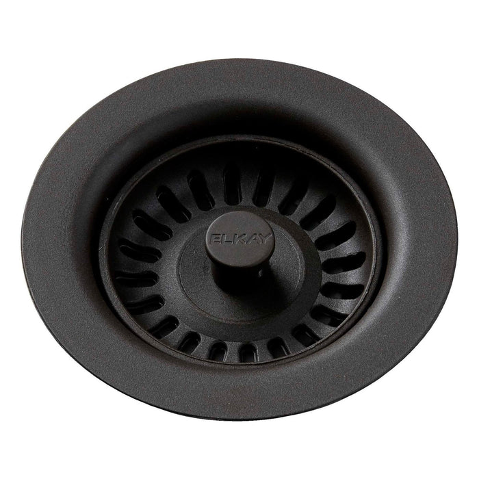 Elkay LKQS35MC Polymer Drain Fitting, Removable Basket Strainer and Rubber Stopper Mocha