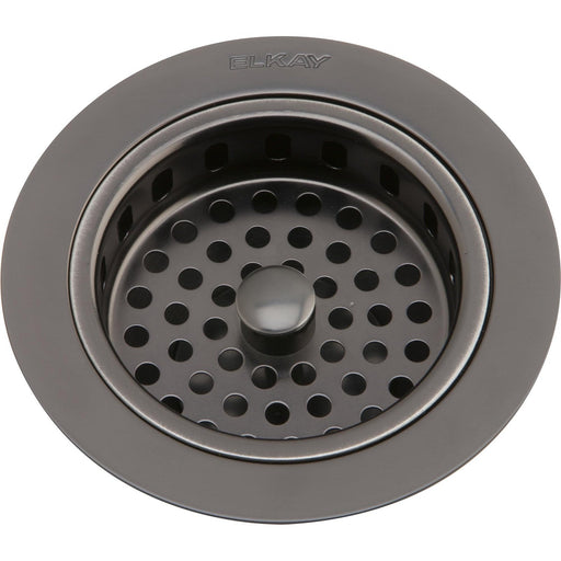 Elkay LKS35AS 3-1/2" Drain Fitting Antique Finish Body and Basket with Rubber Stopper