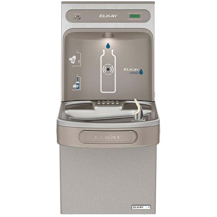 Elkay LZSG8WSLK EZH2O Filling Station and Single Water Cooler, High Efficiency Filtered 8 GPH Gray