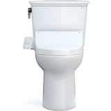 TOTO MW7863074CEFG.10#01 Drake Washlet+ 1.28 GPF Elongated Two-Piece Toilet with Washlet Bidet Seat, for 10" Rough-in