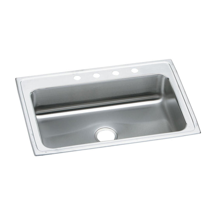 Elkay PSRS33224 Celebrity Stainless Steel 33" x 22" x 7-1/4", Single Bowl Top Mount Kitchen Sink