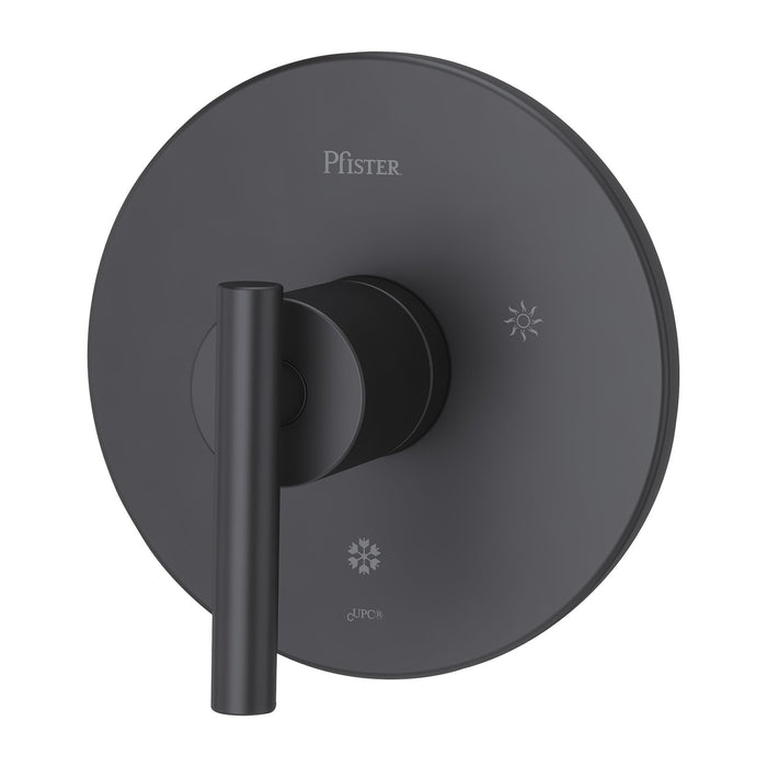 Pfister R89-1NCB Contempra Tub and Shower Valve Only Trim, Black