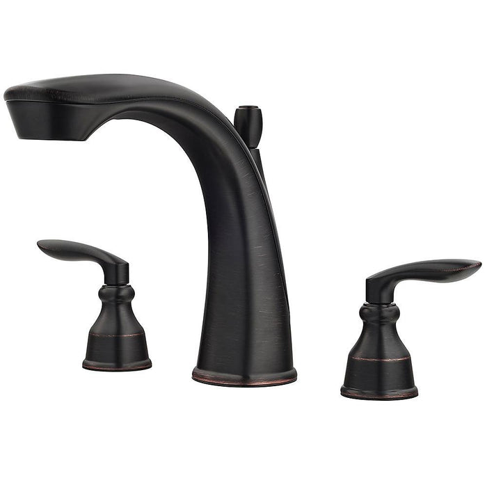 Pfister RT6-5CB1Y Avalon Double Handle Roman Tub Trim in Tuscan Bronze