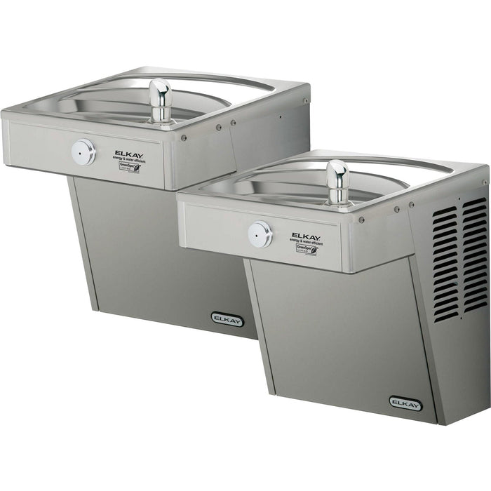 Elkay VRCGRNTL8C Water Cooler Wall Mount Bi-Level GreenSpec ADA, Vandal-Resistant 8 GPH