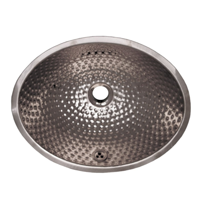 Whitehaus WH608ABM Oval Ball Pein Undermount Sink