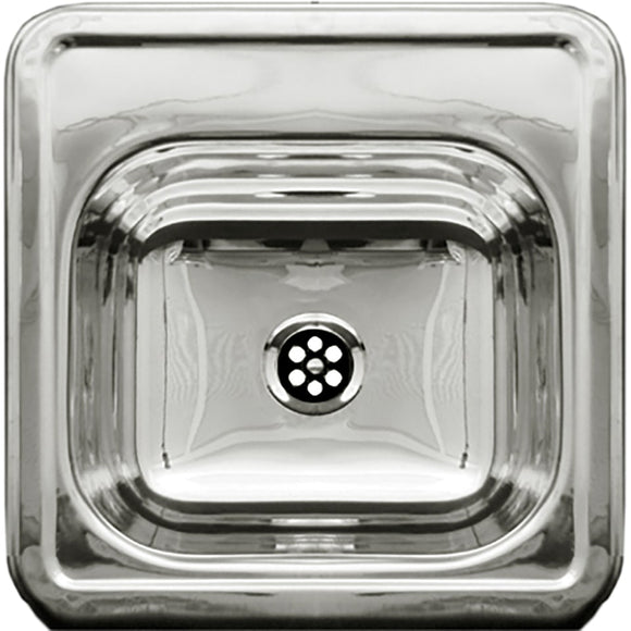 Whitehaus WH692ABL Square Drop-in Entertainment/Prep Sink
