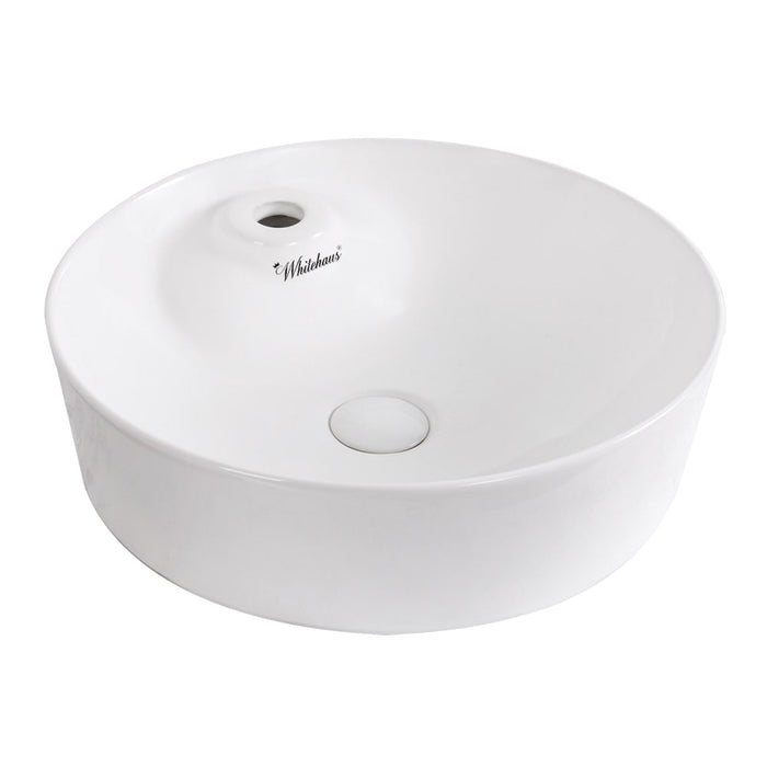 Whitehaus WH71306 Isabella Plus Collection Round Above Mount Sink