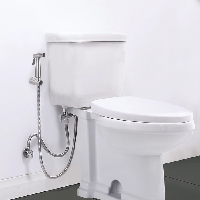 Whitehaus WH771-C Spahaus Stainless Steel Hand-Held Bidet Sprayer Set