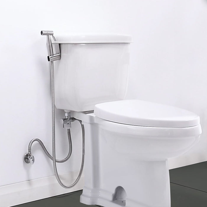 Whitehaus WH771-C Spahaus Stainless Steel Hand-Held Bidet Sprayer Set