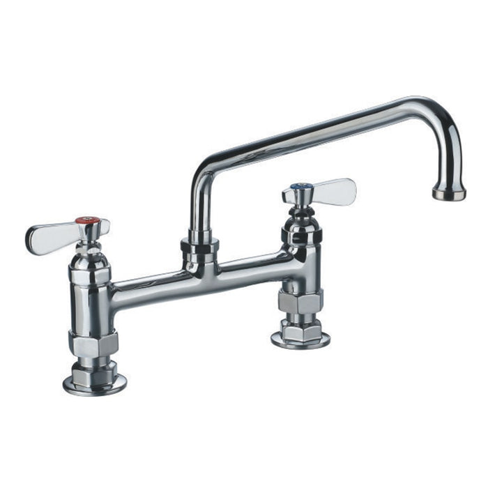 Whitehaus WHFS9813-12-C Heavy Duty Utility Bridge Faucet