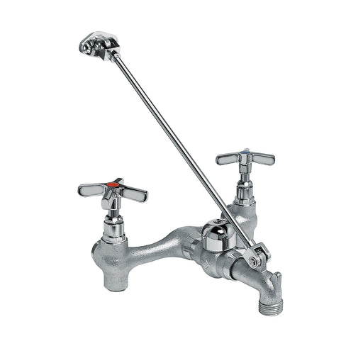 Whitehaus WHFSA980-C Heavy Duty Wall Mount Service Sink Faucet