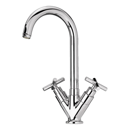 Whitehaus WHLX79572-C Luxe Single Hole/Dual Handle Entertainment/Prep Faucet