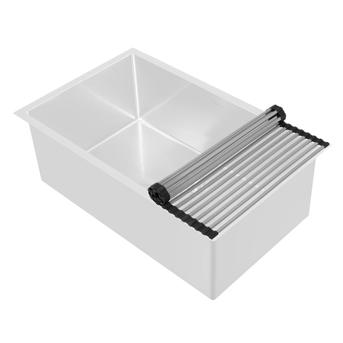 Whitehaus WHNPLRM-BSS Noah Plus Stainless Steel Removable Roll Mat