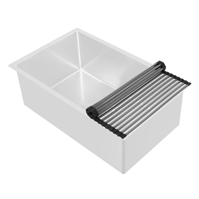 Whitehaus WHNPLRM-GM Noah Plus Stainless Steel Removable Roll Mat