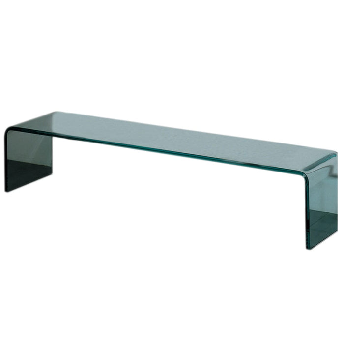 Whitehaus WHPONTE New Generation Ponte - Large Freestanding Transparent Glass Shelf