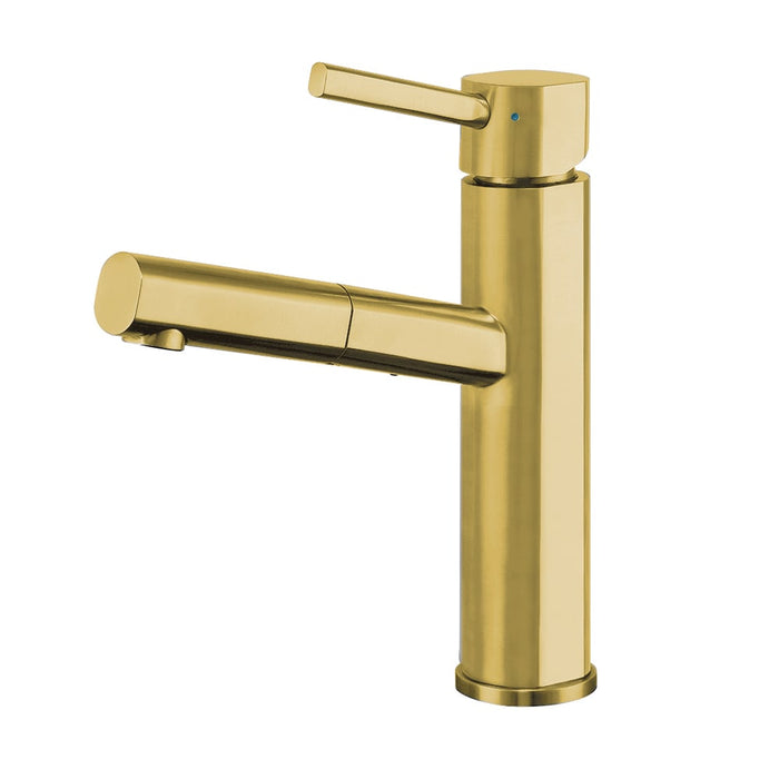Whitehaus WHS1394-PSK-B Waterhaus Single Hole, Single Lever Kitchen Faucet