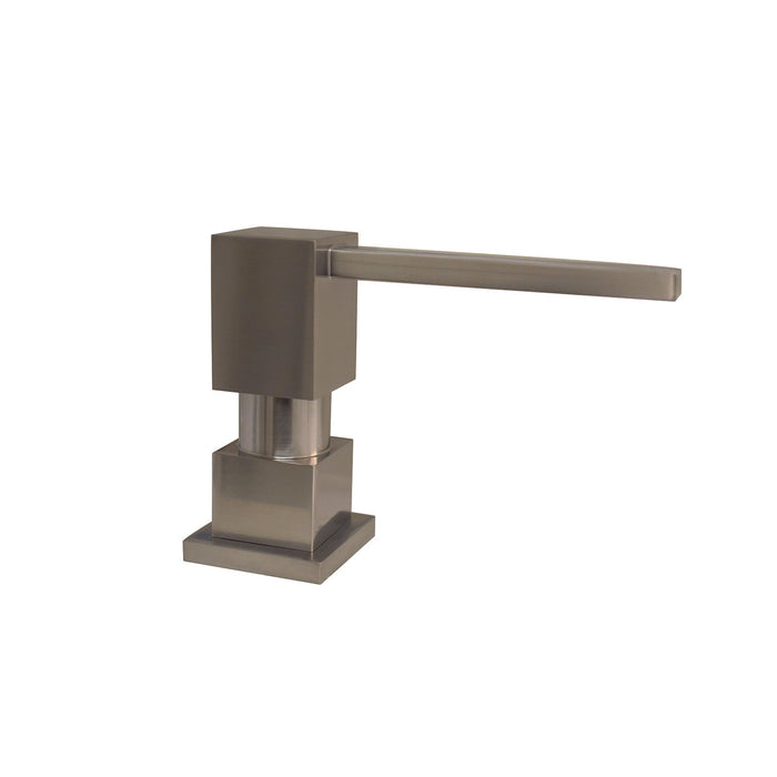 Whitehaus WHSQ-SD003-BN Q-Haus Solid Brass Soap/Lotion Dispenser