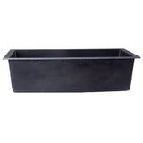 ALFI AB3020UM-BLA Black 30" Undermount Single Bowl Granite Composite Sink