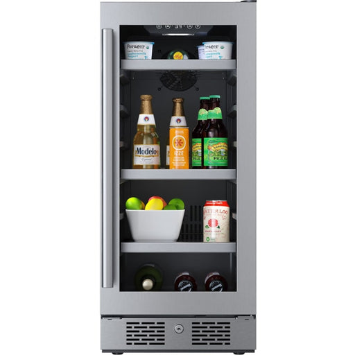 86 Can 15 Undercounter Stainless Steel Beverage Cooler Right Hinged
