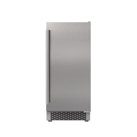 15" Gourmet Ice Maker With Drain Pump And Stainless Steel Door - Right Hinged