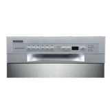 Edgestar BIDW1802WH 18" Wide 8 Place Setting Energy Star Certified Built-In Front Control Dishwasher in White