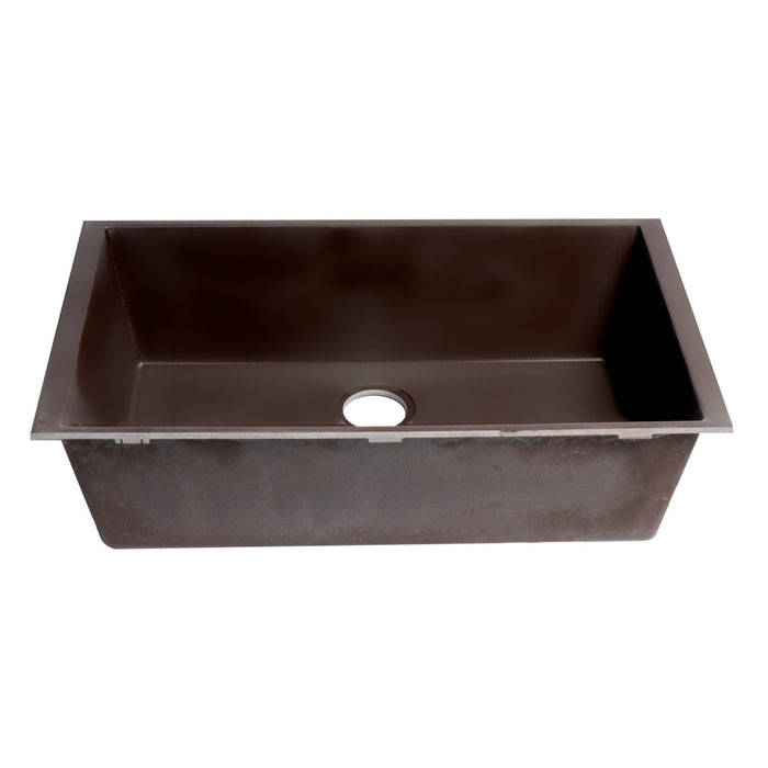 ALFI Brand AB3322UM-C Chocolate 33" Undermount Granite Composite Kitchen Sink