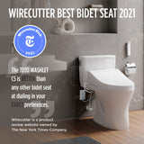 TOTO SW3084#01 Washlet C5 Bidet Toilet Seat with Premist and eWater+ Wand Cleaning, Elongated, Cotton White