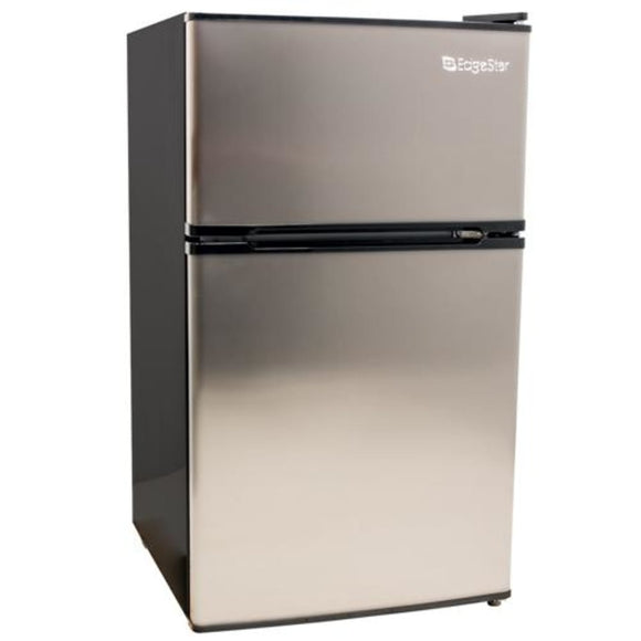 Free Standing Top Mount Refrigerator 3.1 Stainless Steel 1