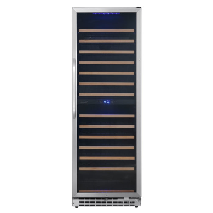 155 Bottle 24" Built-In Dual Zone Wine Cooler