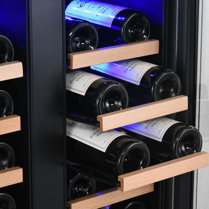Edgestar CWR362FD 24" Wide 36 Bottle Built-In Wine Cooler in Stainless Steel