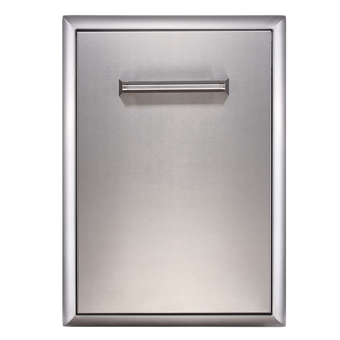 16 Stainless Steel Trash Storage Cabinet