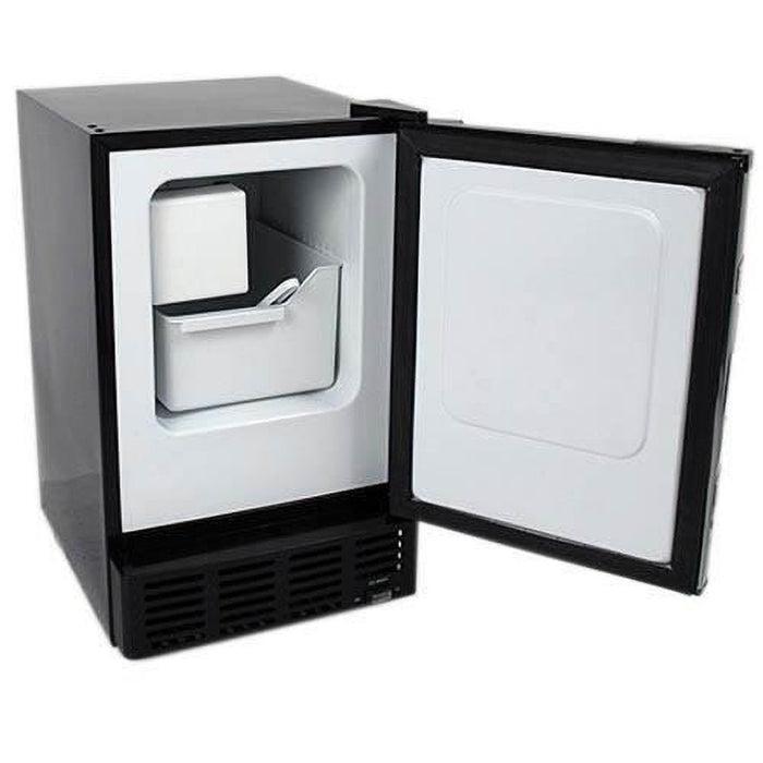 Edgestar IB120SS 15" Wide 6 Lbs. Capacity Built-In Ice Maker in Stainless Steel and Black