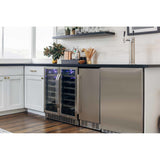 Edgestar IB250SS 15" Wide 20 Lbs. Capacity Free Standing and Undercounter Ice Maker in Stainless Steel