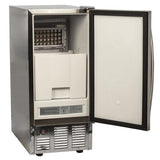 Edgestar OIM450SS 15" Wide 25 Lbs. Capacity Free Standing and Undercounter Ice Maker in Stainless Steel