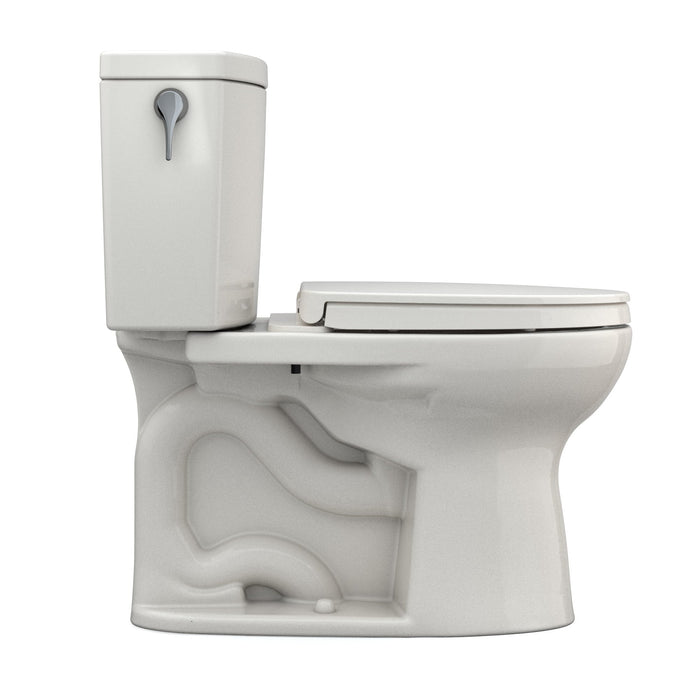 TOTO MS454124CUFG#12 Drake II 1G Two-Piece Universal Height Toilet with SoftClose Seat, Washlet+ Ready, Sedona Beige