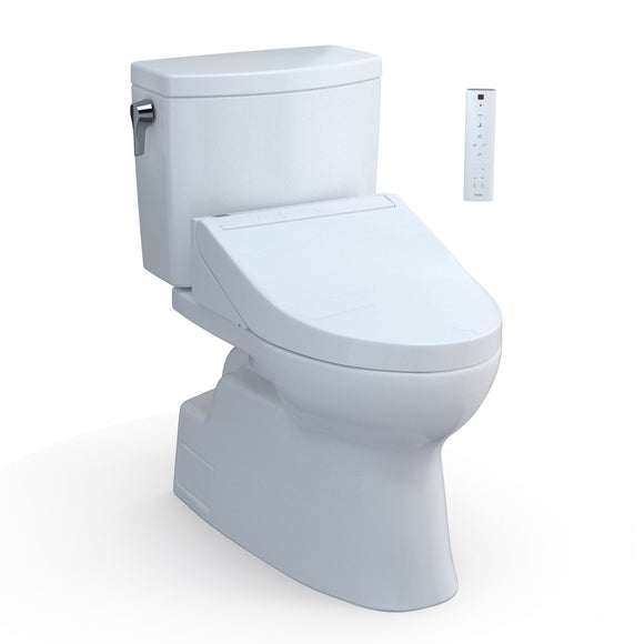 TOTO MW4743084CUFG#01 Washlet+ Vespin II 1G Two-Piece 1.0 GPF Toilet and Washlet+ C5 Bidet Seat