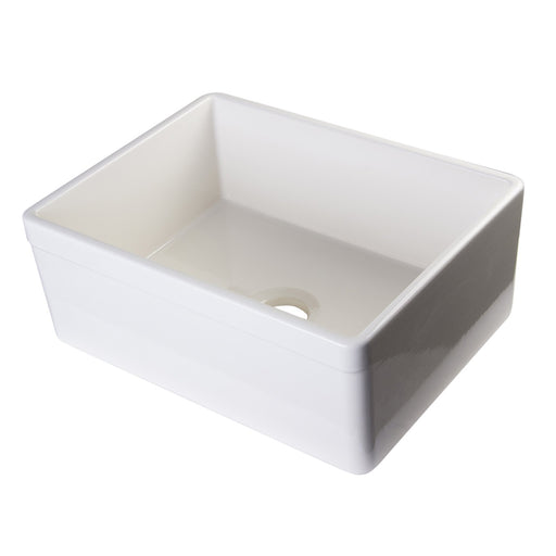 ALFI AB506-B Biscuit 26" Lip Apron Single Bowl Fireclay Farmhouse Sink