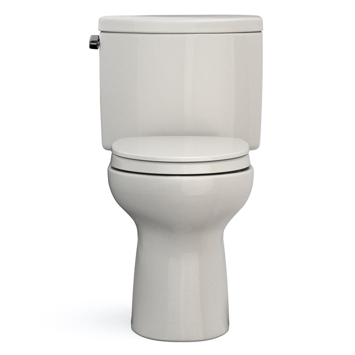 TOTO MS454124CEFG#12 Drake II Two-Piece Universal Height Toilet with SoftClose Seat, Washlet+ Ready, Sedona Beige
