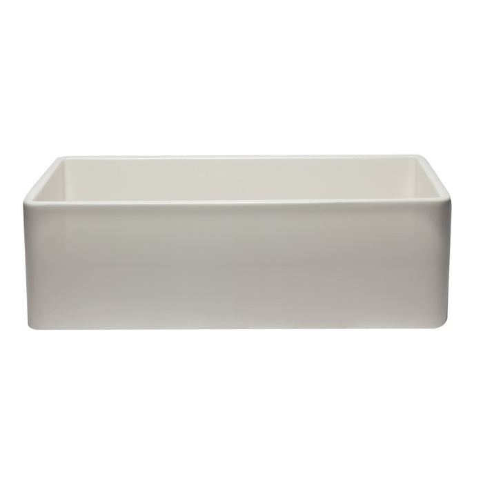 ALFI AB3320SB-B 33 inch Biscuit Reversible Single Bowl Fireclay Farmhouse Sink