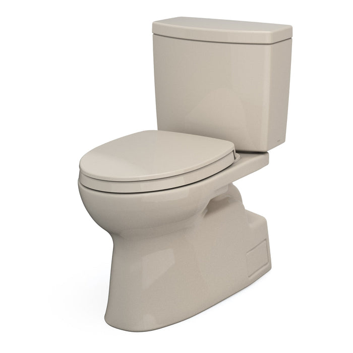 TOTO MS474124CUFG#03 Vespin II 1G Two-Piece Universal Height Toilet with SoftClose Seat, Washlet+ Ready, Bone Finish