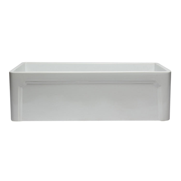 ALFI AB3320SB-W 33 inch White Reversible Single Bowl Fireclay Farmhouse Kitchen Sink