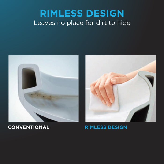 TOTO MW7763084CEFG#01 Drake Washlet+ Two-Piece 1.28 GPF Universal Height Toilet with C5 Bidet Seat